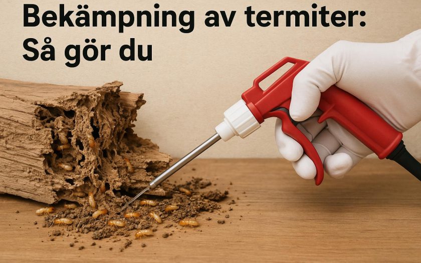 Bekämpning av termiter: Så gör du
