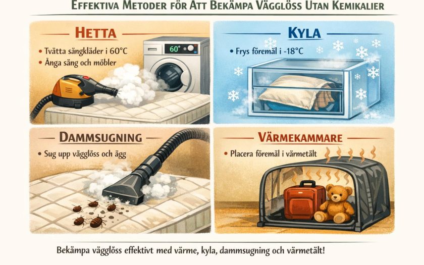 Effektiva metoder för att bekämpa vägglöss utan kemikalier