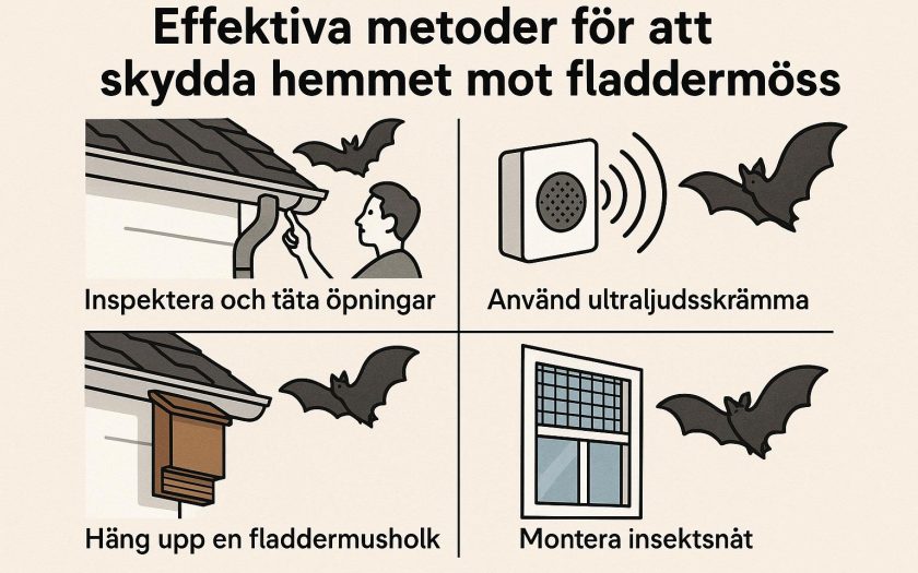 Effektiva metoder för att skydda hemmet mot fladdermöss