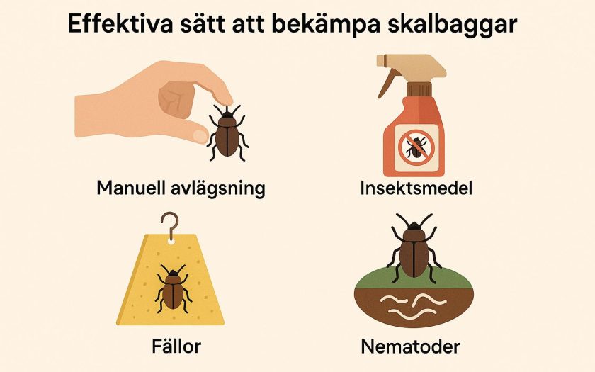 Effektiva sätt att bekämpa skalbaggar