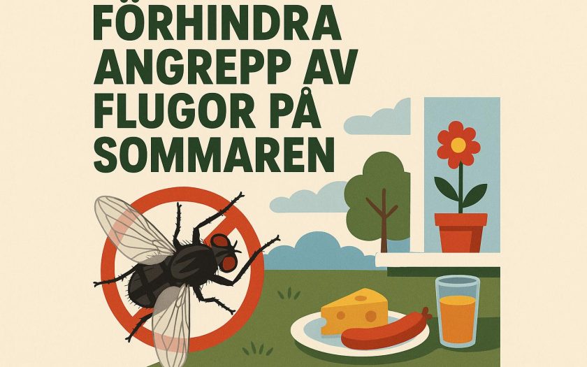 Förhindra angrepp av flugor på sommaren
