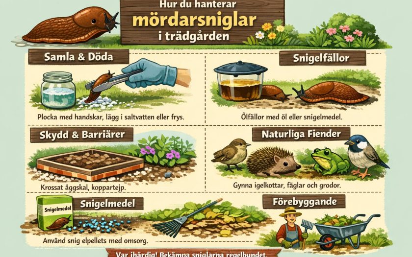 Hur du hanterar mördarsniglar i trädgården