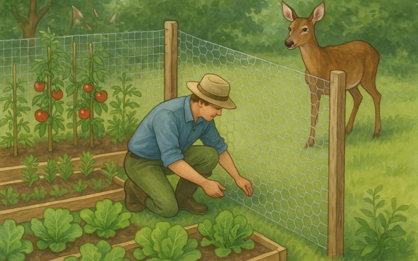 Hur du skyddar trädgårdsodlingar från rådjur