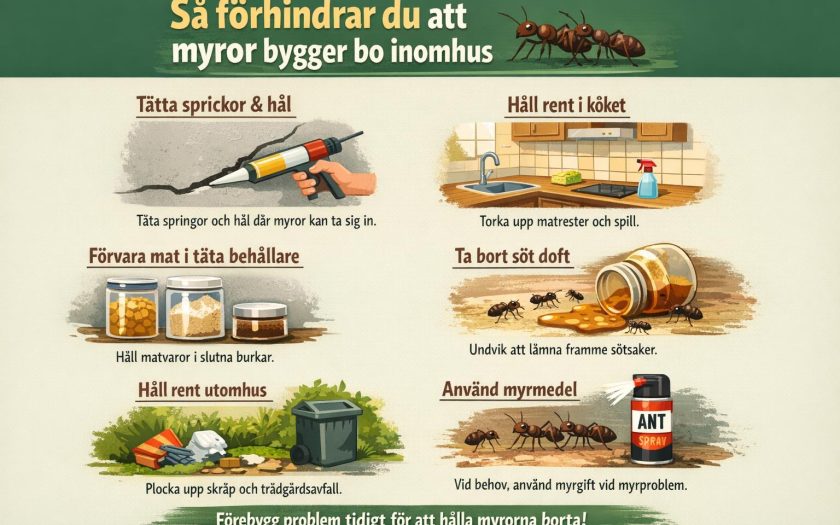 Så förhindrar du att myror bygger bo inomhus