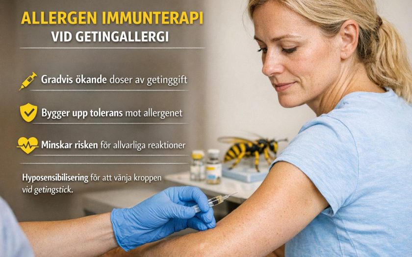 Vad är den bästa metoden för att hantera getingstickallergi?