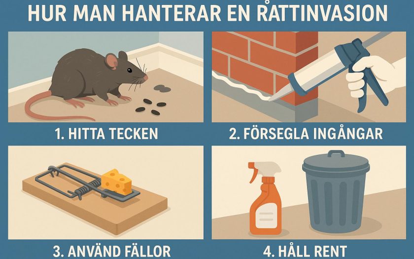 Vad är det bästa sättet att hantera en råttinvasion?