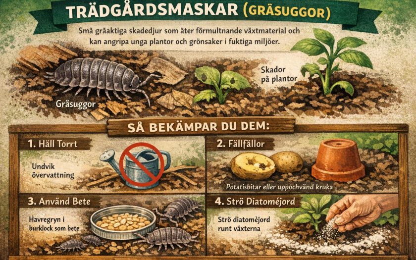 Vad är trädgårdsmaskar och hur bekämpar man dem?